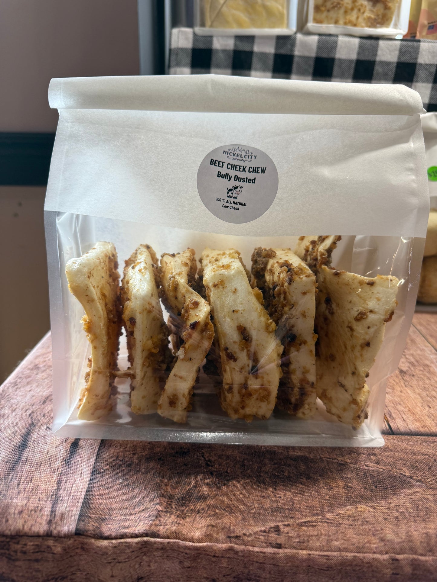 Beef Cheek Chips Pack - Nickel City Pet Pantry