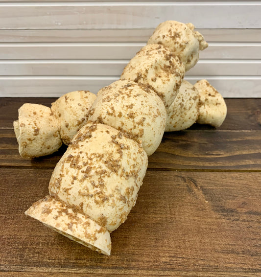 Beef Cheek Roll with Bully Dust - LARGE - Nickel City Pet Pantry